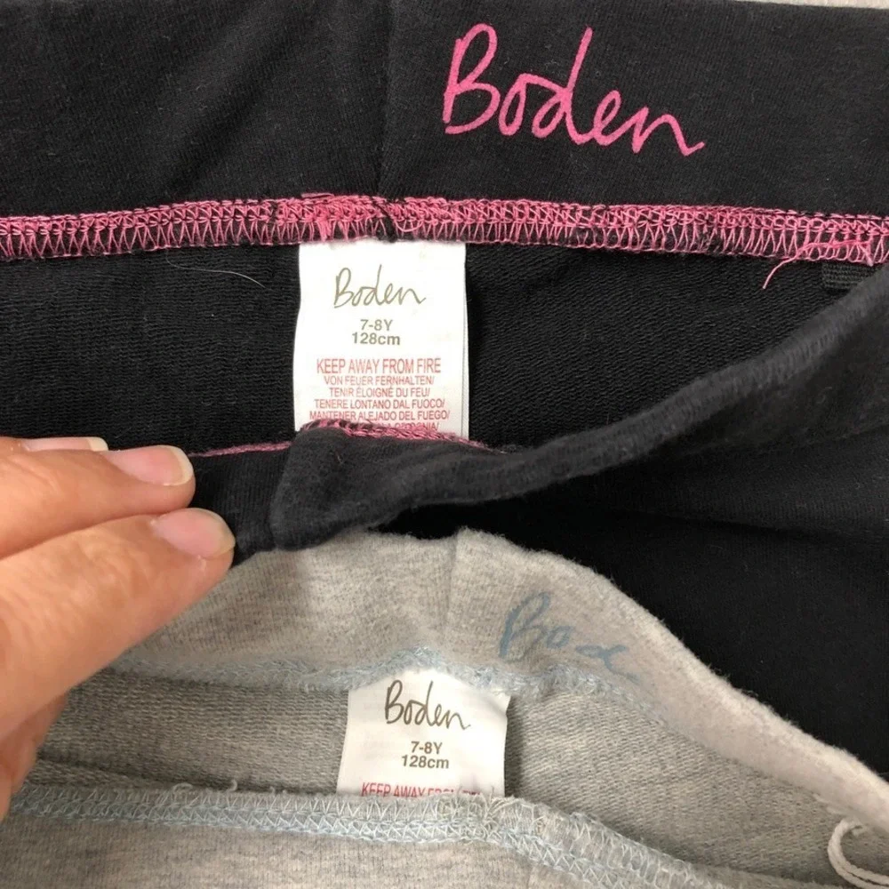 Mini Boden Clothing Lot Girls 7-8 Kids Multicolor Striped Lace Velvet Leggings‎